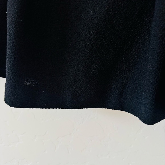 ZARA Pleated Black Skirt Size L - Picture 4 of 9